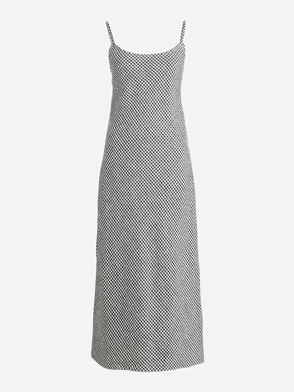 J. Crew Gwyneth slip dress in gingham linen Sz 18